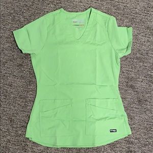 Grey’s Anatomy Spandex Stretch Top, Kiwi XXS